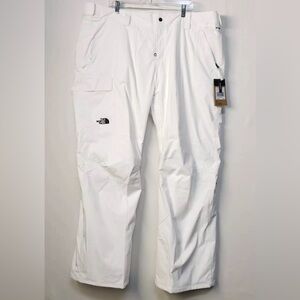 North Face Ski Snow Pants Womens 3XL REG Freedom Insulated White Dry Vent New